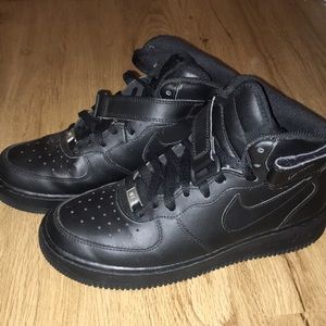 Nike Black Air Force 1’s (High Tops)